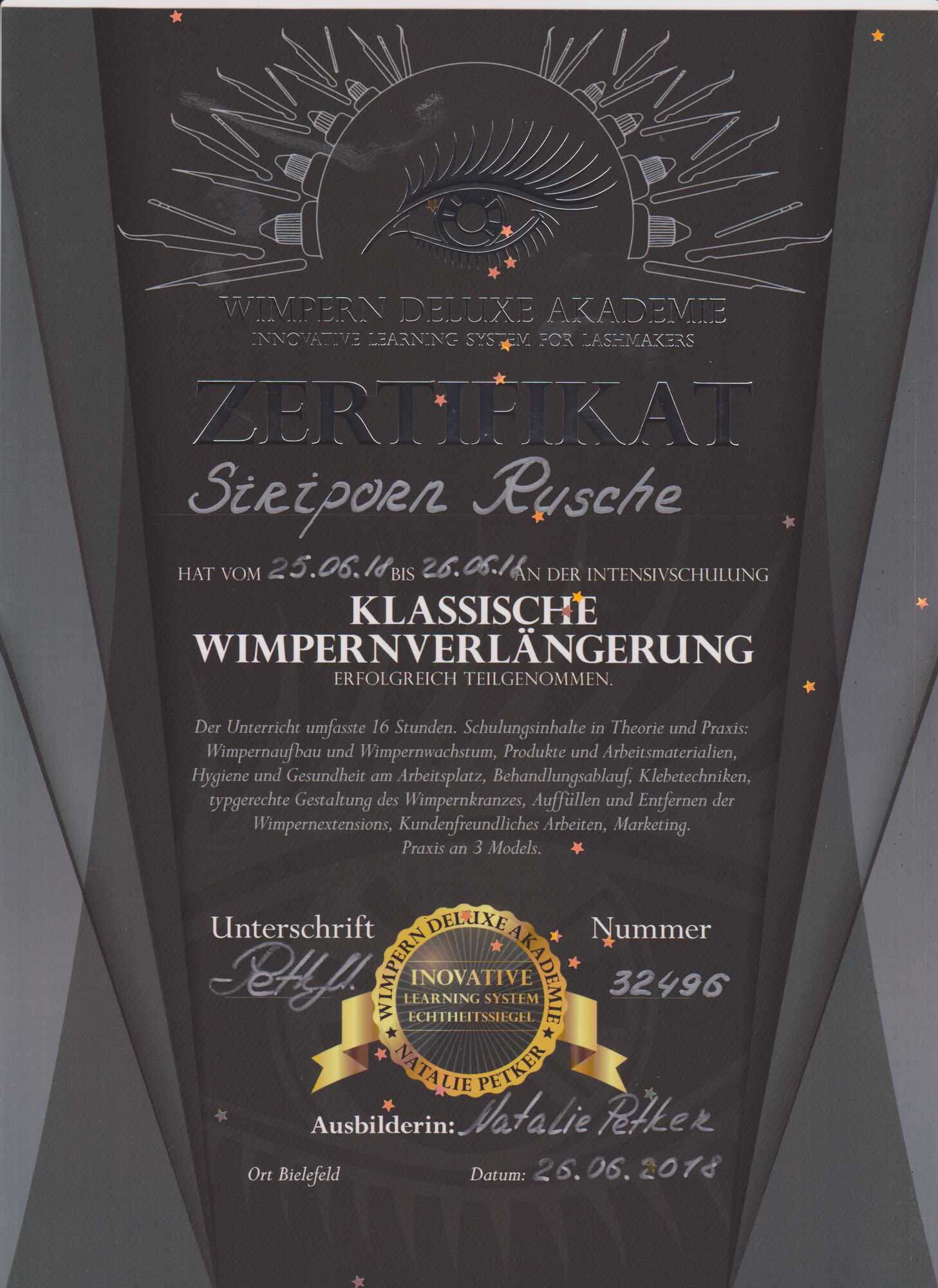 Zertifikat